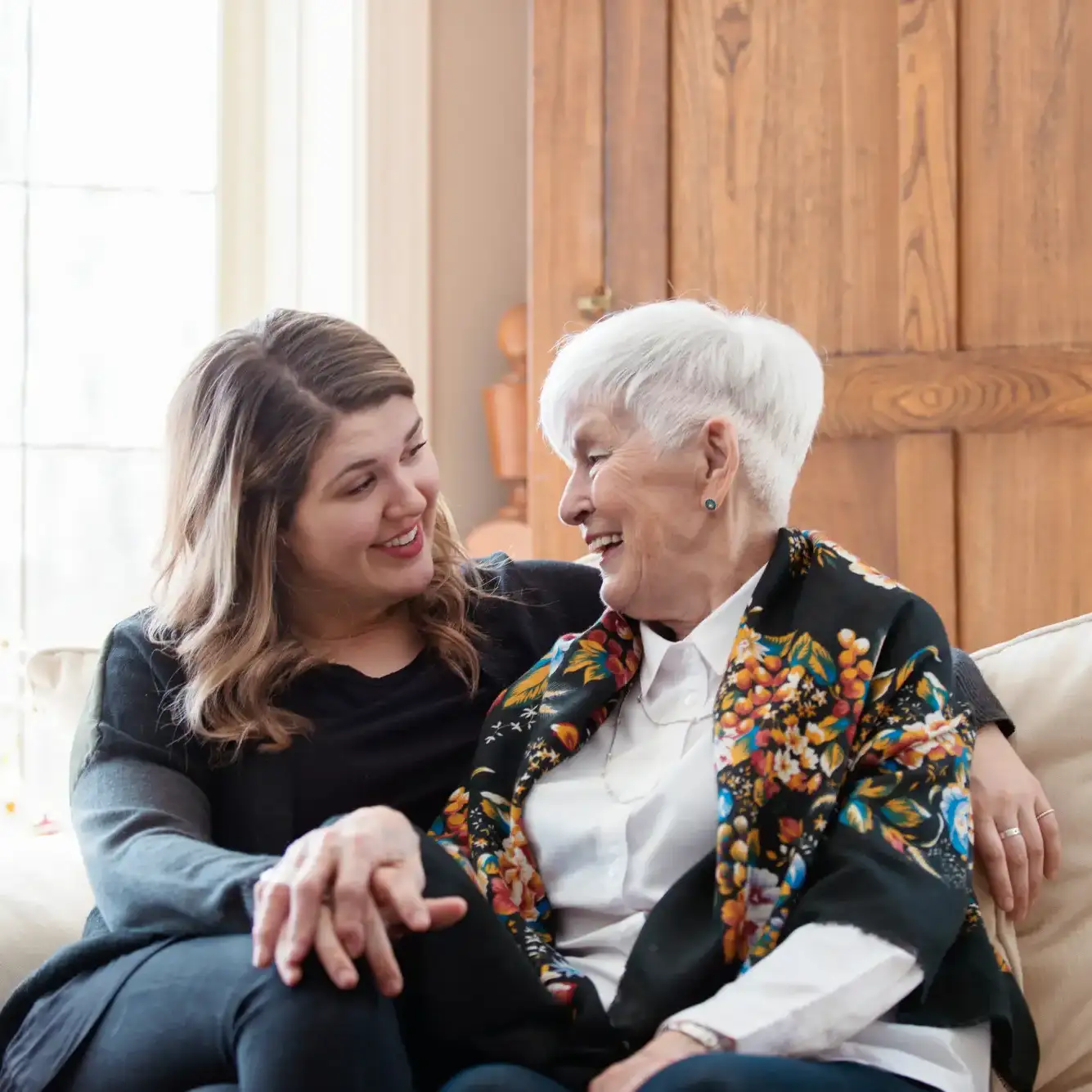 iStock-944372620-square two senior women meeting each other for the first time